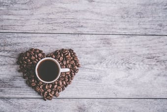 coffee love heart