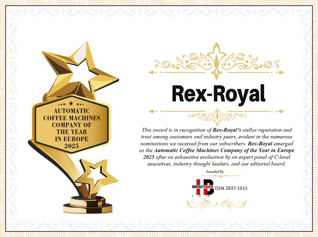 Rex-Royal Award 2025