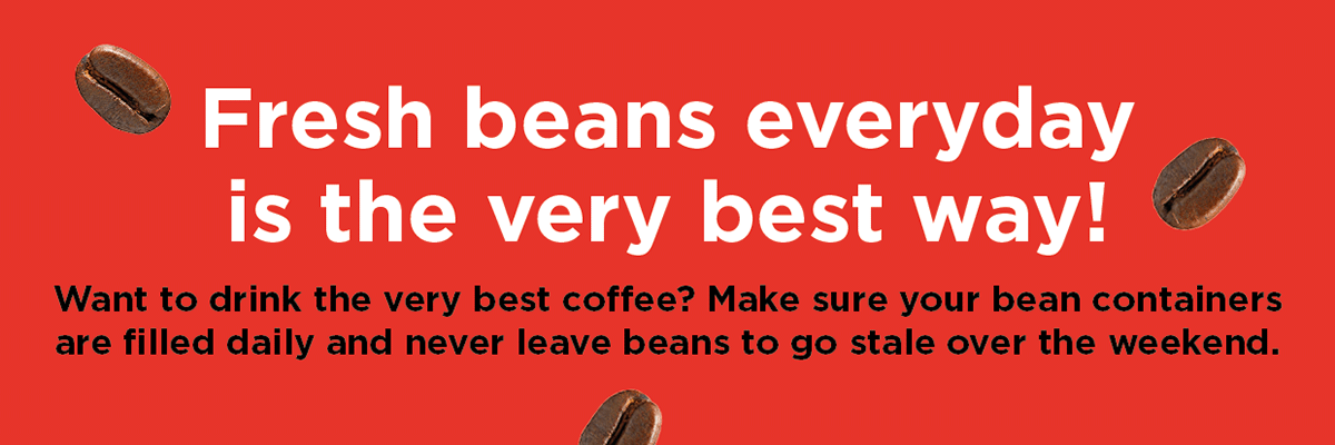Never, ever overfill the bean cannister