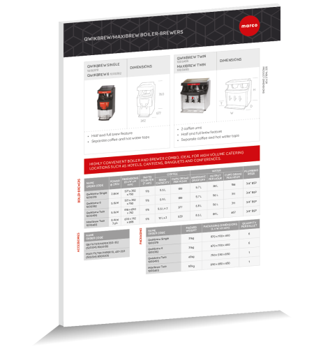 Marco Qwikbrew Brochure - Roast & Ground